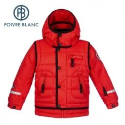 Blouson De Ski POIVRE BLANC W15-0901 BBBY Rouge BB Garçon