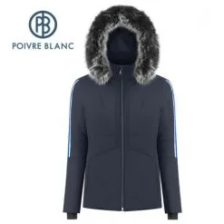 Blouson De Ski POIVRE BLANC W19-0803 WO/A Bleu Marine Femme