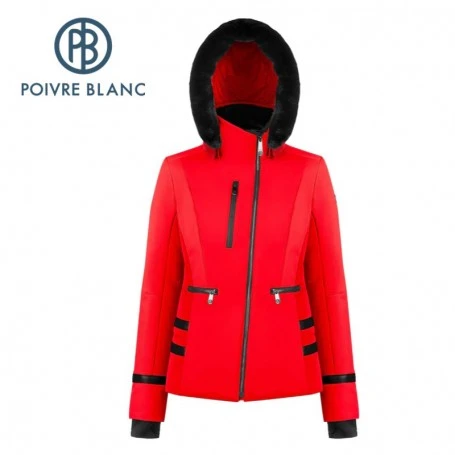 Blouson De Ski POIVRE BLANC W20-0806 WO/A Rouge Femme 3 Blouson De Ski POIVRE BLANC W20-0806 WO/A Rouge Femme