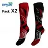 Chaussettes De Ski RYWAN Biodesign Unisexe (2 Paires) 1 Chaussettes De Ski RYWAN Biodesign Unisexe (2 Paires) -Ski Pants chaussettes de ski rywan biodesign unisexe 2 paires 2 paires 1