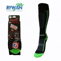 Chaussettes De Ski RYWAN Cortina Noir / Vert Unisexe