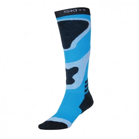 Chaussettes De Ski SKI SOCKS Bleu / Noir Junior 3 Chaussettes De Ski SKI SOCKS Bleu / Noir Junior