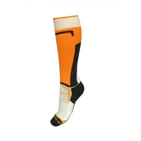 Chaussettes De Ski SKI SOCKS Noir/orange Unisexe 3 Chaussettes De Ski SKI SOCKS Noir/orange Unisexe