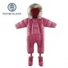 Combinaison Pilote POIVRE BLANC W15-1230 BBUX Framboise BB Fille -Ski Pants combinaison pilote poivre blanc bbux overall framboise bb fille