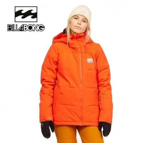 Doudoune De Ski BILLABONG Down Rider Orange Feu Femme 3 Doudoune De Ski BILLABONG Down Rider Orange Feu Femme