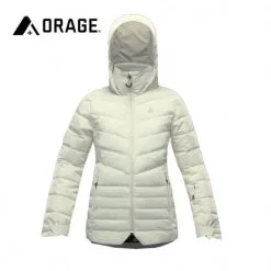 Doudoune De Ski ORAGE Riya Ecru Femme
