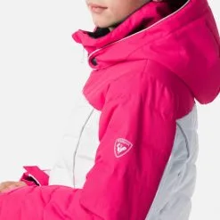 Doudoune De Ski ROSSIGNOL Girl Polydown Pearly Rose / Blanc Fille 7 Doudoune De Ski ROSSIGNOL Girl Polydown Pearly Rose / Blanc Fille -Ski Pants doudoune de ski rossignol girl polydown pearly rose blanc fille 2