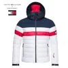 Doudoune De Ski ROSSIGNOL X HILFIGER Color Block Quilted Tricolore Homme -Ski Pants doudoune de ski rossignol x hilfiger color block quilted tricolore homme