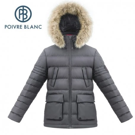 Doudoune En Duvet POIVRE BLANC En Destockage 3 Doudoune En Duvet POIVRE BLANC En Destockage