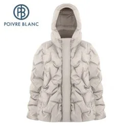 Doudoune POIVRE BLANC W20-1202 WO Gris Clair Femme