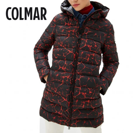Manteau COLMAR Sphera Noir / Rouge Femme 3 Manteau COLMAR Sphera Noir / Rouge Femme