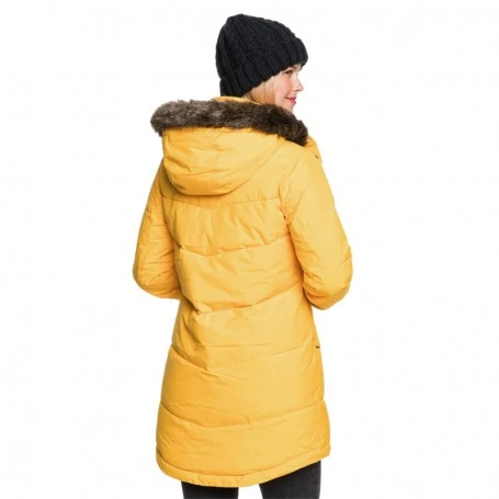 Manteau ROXY Ellie Jaune Femme 4 Manteau ROXY Ellie Jaune Femme - Image 2