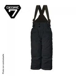 Pantalon De Ski DEGRE 7 Nougat Noir Junior