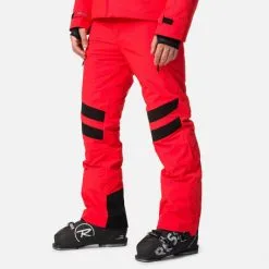 Pantalon Rossignol Ultra Performant Sur Les Pistes De Ski 7 Pantalon Rossignol Ultra Performant Sur Les Pistes De Ski -Ski Pants pantalon de ski rossignol aeration rouge orange hommes 2