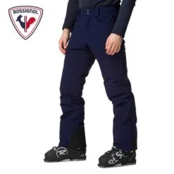 Pantalon De Ski ROSSIGNOL Supercorde Bleu Marine Homme