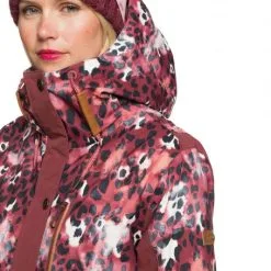 Parka De Ski ROXY Andie Lie De Vin / Imprimé Femme 11 Parka De Ski ROXY Andie Lie De Vin / Imprimé Femme -Ski Pants parka de ski roxy andie lie de vin imprime femme 4