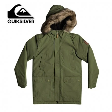 Parka QUIKSILVER Ferris Kaki Garcon 3 Parka QUIKSILVER Ferris Kaki Garcon