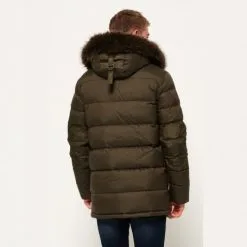 Parka SUPERDRY Longline Down Chinook Kaki Homme -Ski Pants parka superdry longline down chinook kaki homme 1