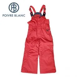 Salopette De Ski POIVRE BLANC Bippants Rouge BB Fille - Sport Annecy