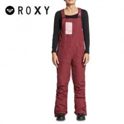 Salopette De Ski ROXY Rideout Lie De Vin Femme