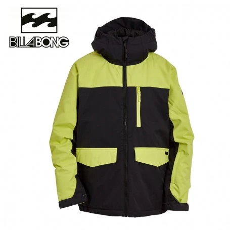 Veste De Ski BILLABONG All Day Noir / Jaune Garçon 3 Veste De Ski BILLABONG All Day Noir / Jaune Garçon