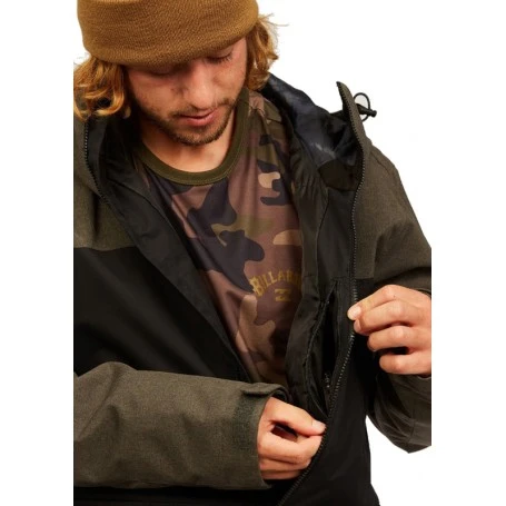 Veste De Ski BILLABONG All Day Noir/Gris Homme 5 Veste De Ski BILLABONG All Day Noir/Gris Homme - Image 3