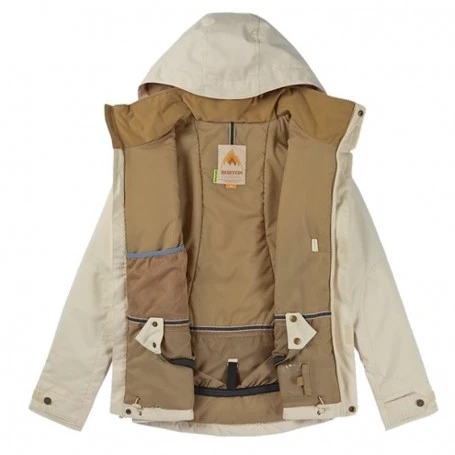 Veste De Ski BURTON Jet Set Ecru Femme 5 Veste De Ski BURTON Jet Set Ecru Femme - Image 3