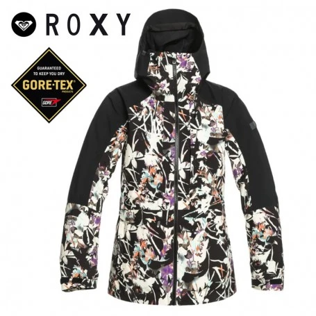 Veste De Ski Gtx ROXY Stretch Essence Imprimé Femme 3 Veste De Ski Gtx ROXY Stretch Essence Imprimé Femme
