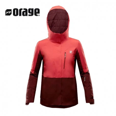 Veste De Ski ORAGE Nina Lie De Vin / Grenadine Femme 3 Veste De Ski ORAGE Nina Lie De Vin / Grenadine Femme