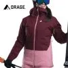 Veste De Ski ORAGE Nina Lie De Vin / Rose Femme 2 Veste De Ski ORAGE Nina Lie De Vin / Rose Femme -Ski Pants veste de ski orage nina lie de vin rose femme