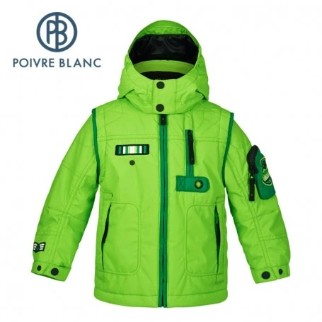 Veste De Ski POIVRE BLANC W15-0900 BBBY Verte BB Garçon 3 Veste De Ski POIVRE BLANC W15-0900 BBBY Verte BB Garçon