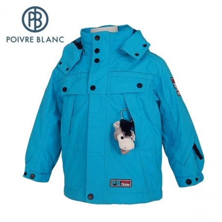 Veste De Ski POIVRE BLANC W13-0900 BBBY Bleu BB Garçon 3 Veste De Ski POIVRE BLANC W13-0900 BBBY Bleu BB Garçon