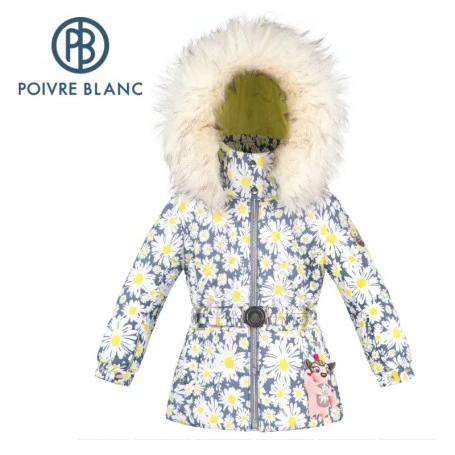 Veste De Ski POIVRE BLANC W20-1003 BBGL/A Fleuri BB Fille 3 Veste De Ski POIVRE BLANC W20-1003 BBGL/A Fleuri BB Fille