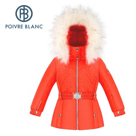 Veste De Ski POIVRE BLANC W20-1003 BBGL/A Orange BB Fille 3 Veste De Ski POIVRE BLANC W20-1003 BBGL/A Orange BB Fille