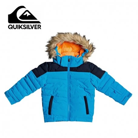 Veste De Ski QUIKSILVER Edgy Kids Bleu Garçon 3 Veste De Ski QUIKSILVER Edgy Kids Bleu Garçon
