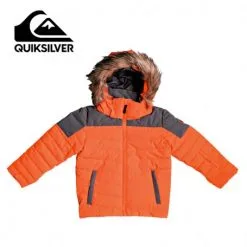 Veste De Ski QUIKSILVER Edgy Kids Orange Fluo Garçon
