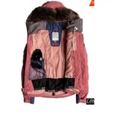 Veste De Ski ROXY Snowstorm Rose Femme -Ski Pants veste de snowboard roxy snowstorm rose fille 2