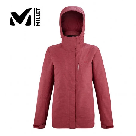 Veste MILLET Pobeda 3 En 1 Rouge Chiné Femme 3 Veste MILLET Pobeda 3 En 1 Rouge Chiné Femme