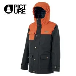 Picture Organic Veste PICTURE Mike Noir / Rouille Garçon